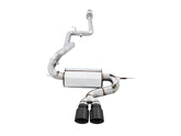 AWE Touring Edition Cat-back Exhaust for Ford Focus ST - Resonated - Diamond Black Tips - out of package